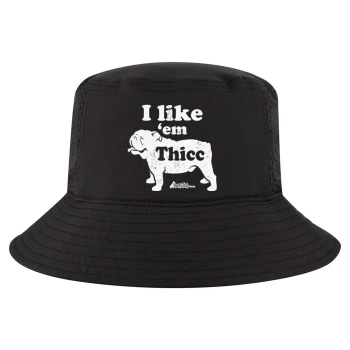 English Bulldog Top Cute I Like Em Thicc Chonky Bully Cool Comfort Performance Bucket Hat