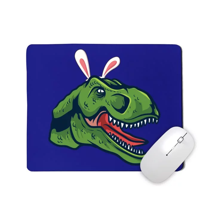 Easter Bunny Tgiftrex Bunny Ears Costume Funny Dinosaur Easter Funny Gift Mousepad