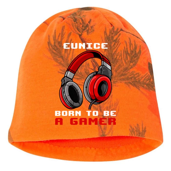 Eunice Born To Be A Gamer Personalized Gift Kati - Camo Knit Beanie