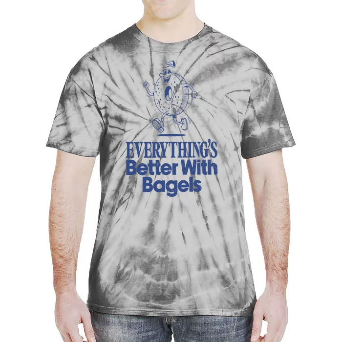 EverythingS Better With Bagels Tie-Dye T-Shirt