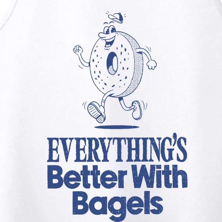 EverythingS Better With Bagels Performance Tank