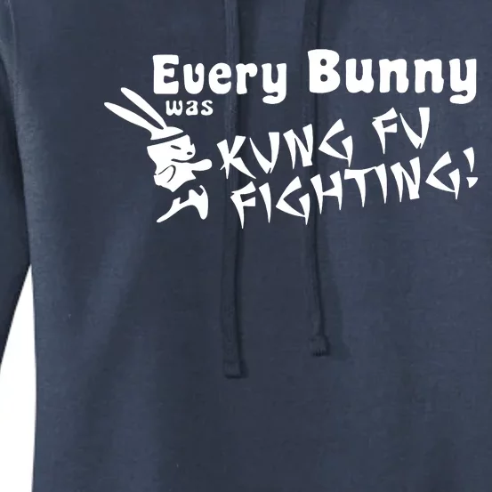 Every Bunny Was Kung Fu Fighting Women's Pullover Hoodie