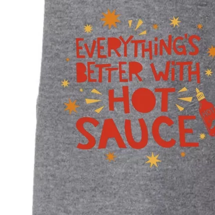 Everything's Better With Hot Sauce Doggie 3-End Fleece Hoodie