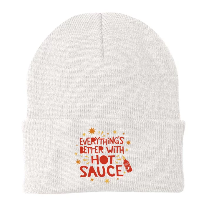 Everything's Better With Hot Sauce Knit Cap Winter Beanie