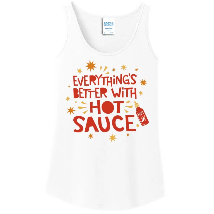 Everything's Better With Hot Sauce Ladies Essential Tank