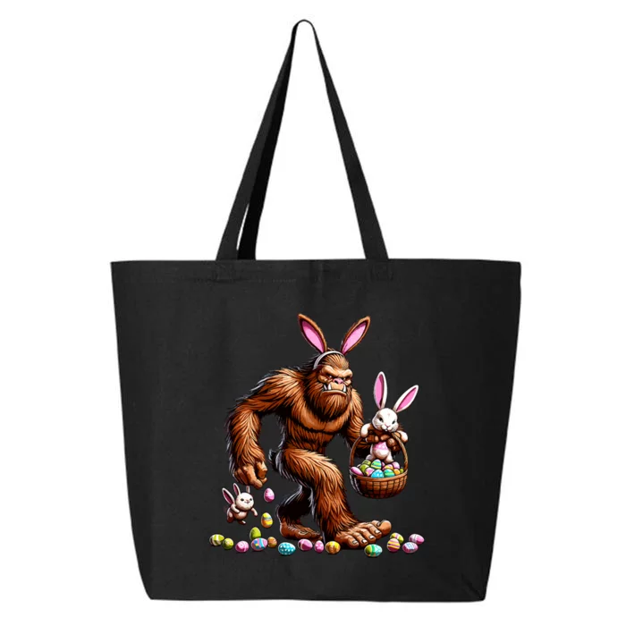 Easter Bigfoot With Bunny & Egg Basket Festive Celebration 25L Jumbo Tote