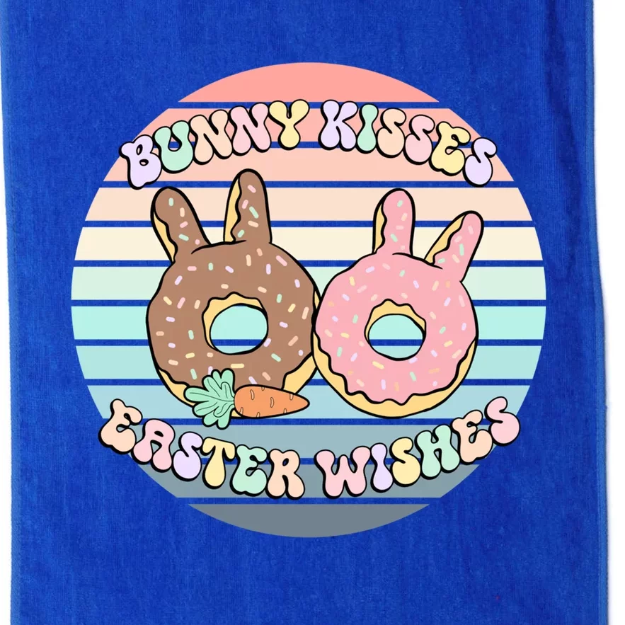 Easter Bunny Wishes Donuts Rabbit Carrot Cute Pastel Gift Platinum Collection Golf Towel