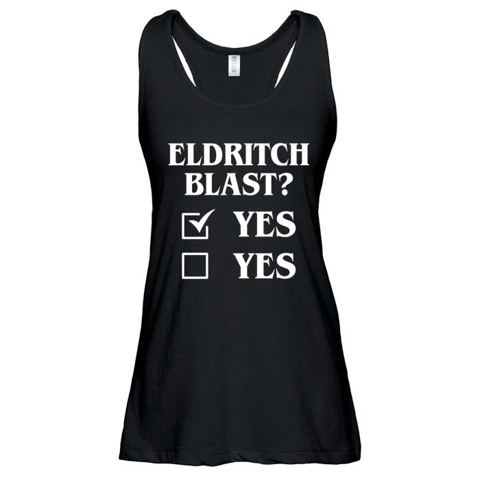 Eldritch Blast Yes Yes Funny Ladies Essential Flowy Tank