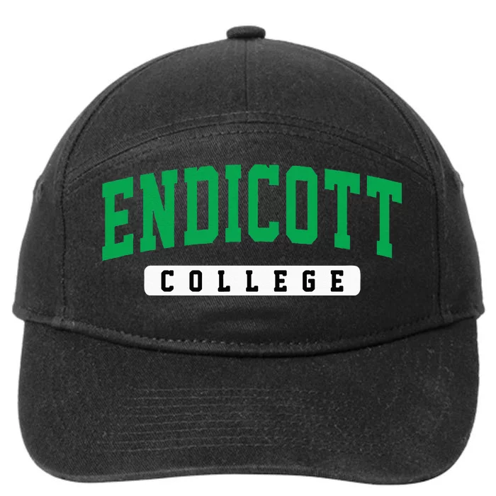 Endicott College Arch 7-Panel Snapback Hat