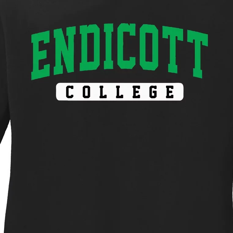 Endicott College Arch Ladies Long Sleeve Shirt