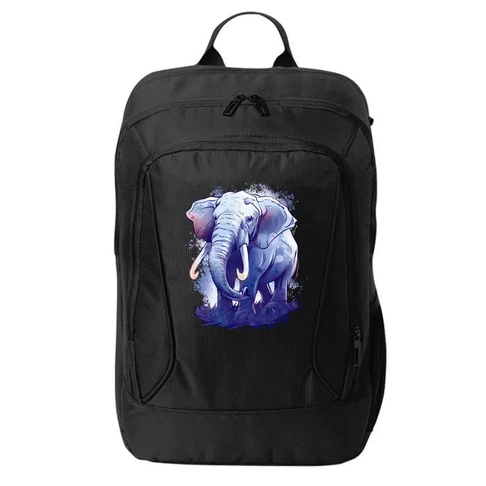 Elephant Colorful Art City Backpack