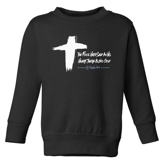 Easter Cross April Fool's Day Psalm 141 Christian Toddler Sweatshirt