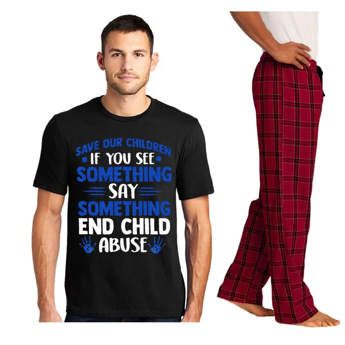 End Child Abuse Child Abuse Prevention Awareness Pajama Set