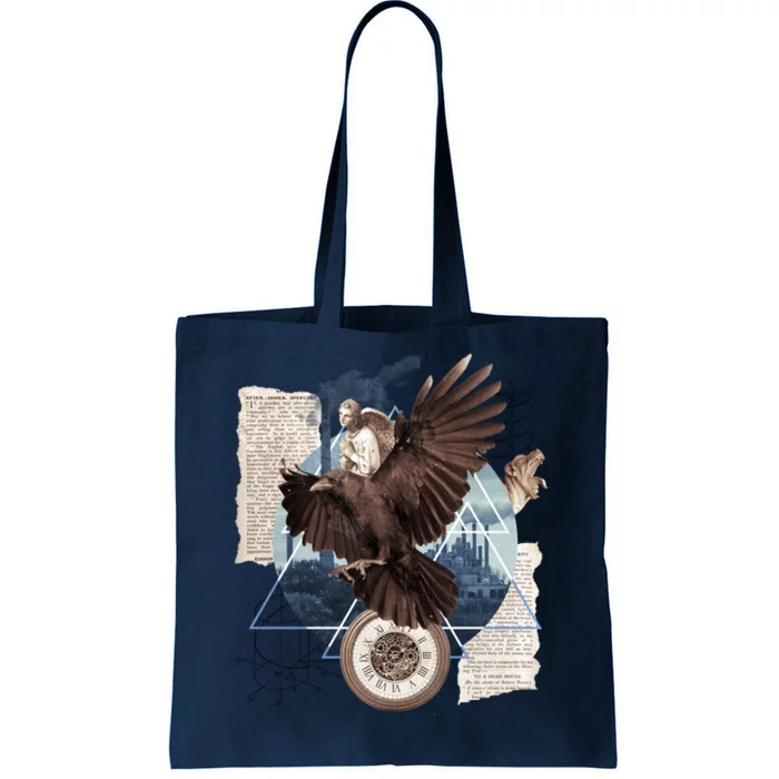 Eagle Collage Ancient Artifact Piece Tote Bag