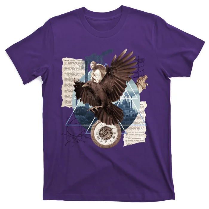 Eagle Collage Ancient Artifact Piece T-Shirt