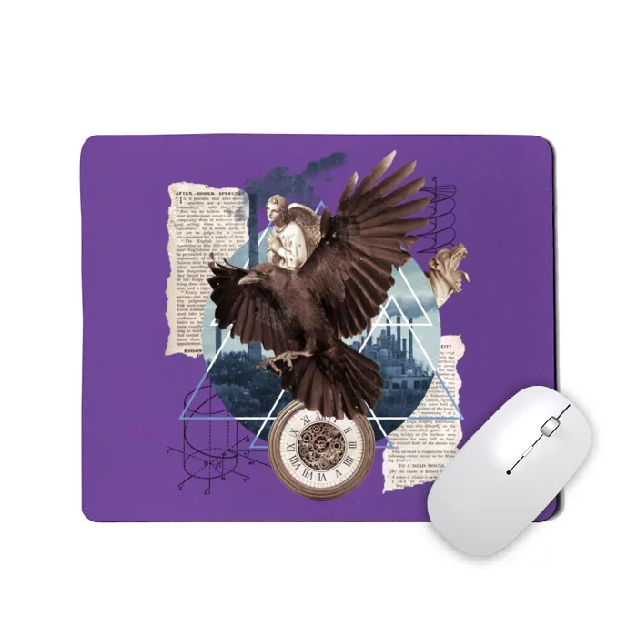 Eagle Collage Ancient Artifact Piece Mousepad