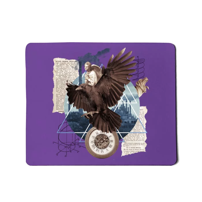 Eagle Collage Ancient Artifact Piece Mousepad