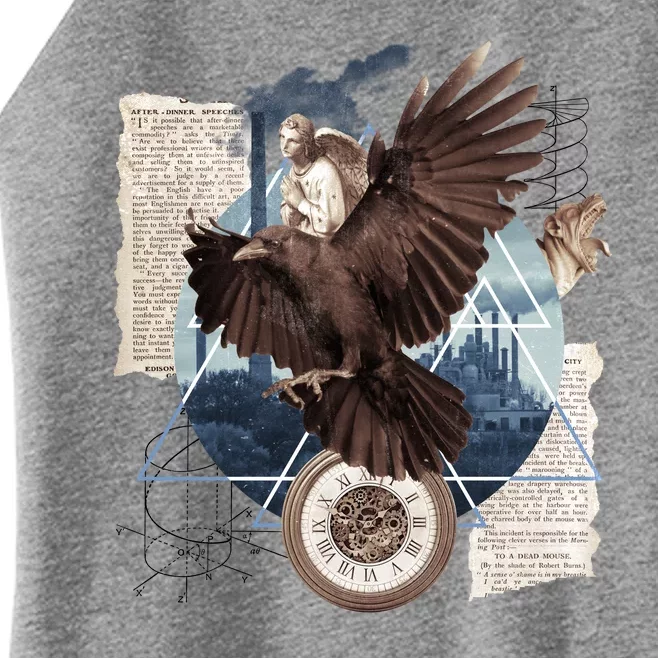 Eagle Collage Ancient Artifact Piece Women’s Perfect Tri Rocker Tank