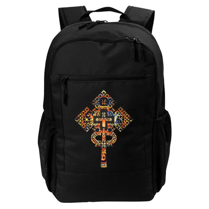 Ethiopian Christian Art Christ In Glory Ethiopian Cross Daily Commute Backpack