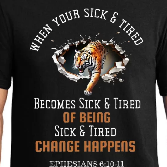 Empowering Christian Apparel When Change Happens Pajama Set