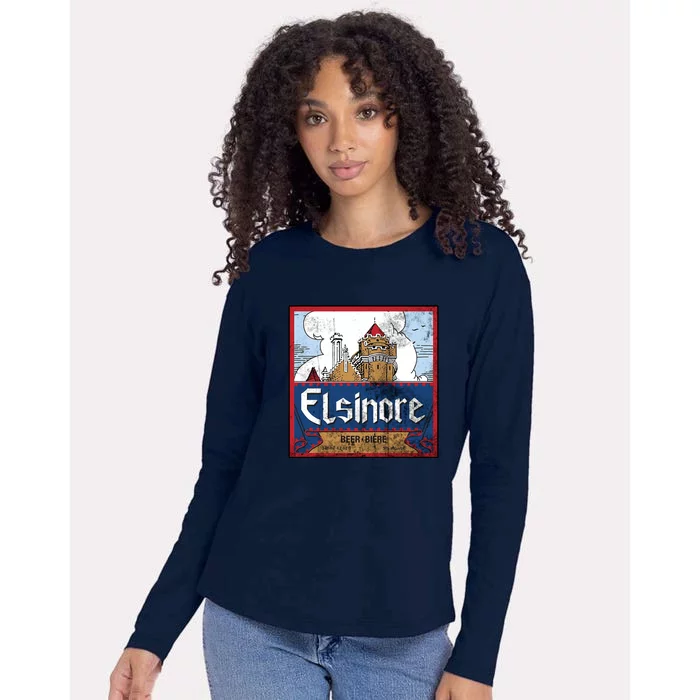 Elsinore Craft Beer Brewing Vintage Womens Cotton Relaxed Long Sleeve T-Shirt