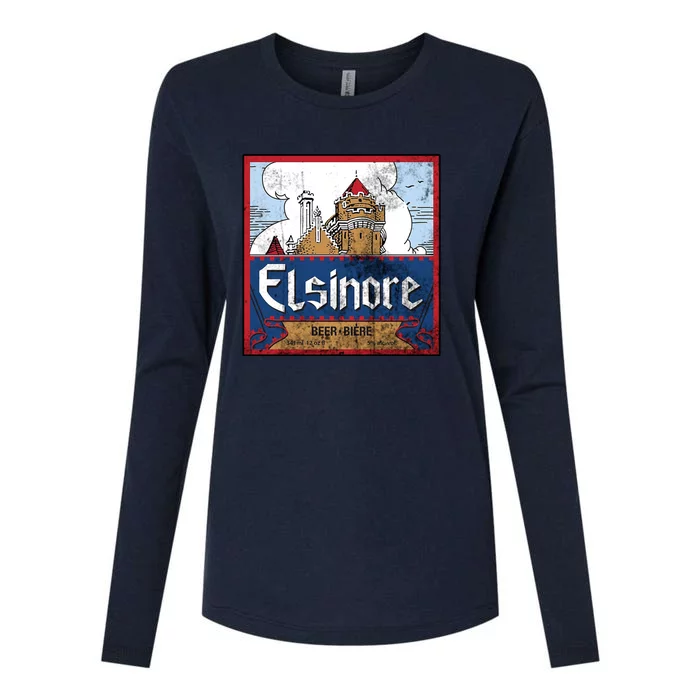 Elsinore Craft Beer Brewing Vintage Womens Cotton Relaxed Long Sleeve T-Shirt