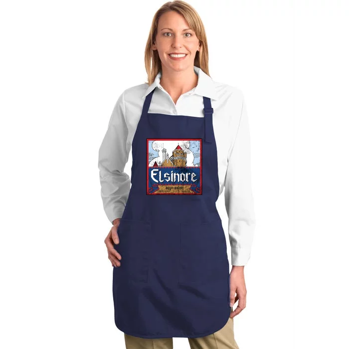 Elsinore Craft Beer Brewing Vintage Full-Length Apron With Pocket