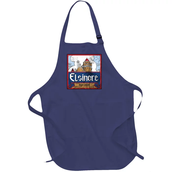 Elsinore Craft Beer Brewing Vintage Full-Length Apron With Pocket