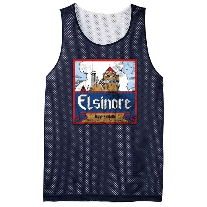 Elsinore Craft Beer Brewing Vintage Mesh Reversible Basketball Jersey Tank