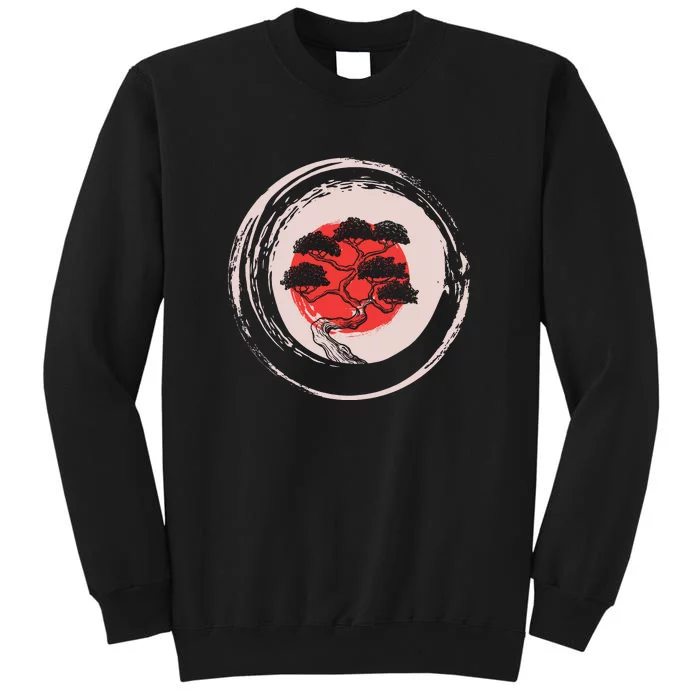 Enso Circle Bonsai Tree Tall Sweatshirt