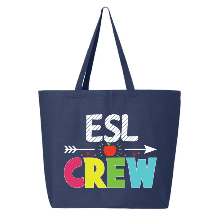 Esl Crew Back To School Teachers Students Great Gift 25L Jumbo Tote