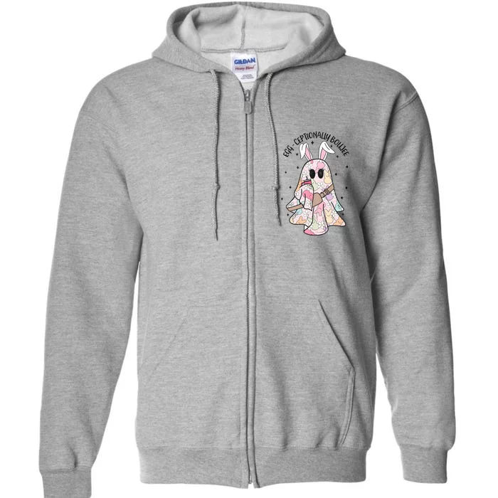 Egg Ceptionally Boujee Happy Easter Full Zip Hoodie