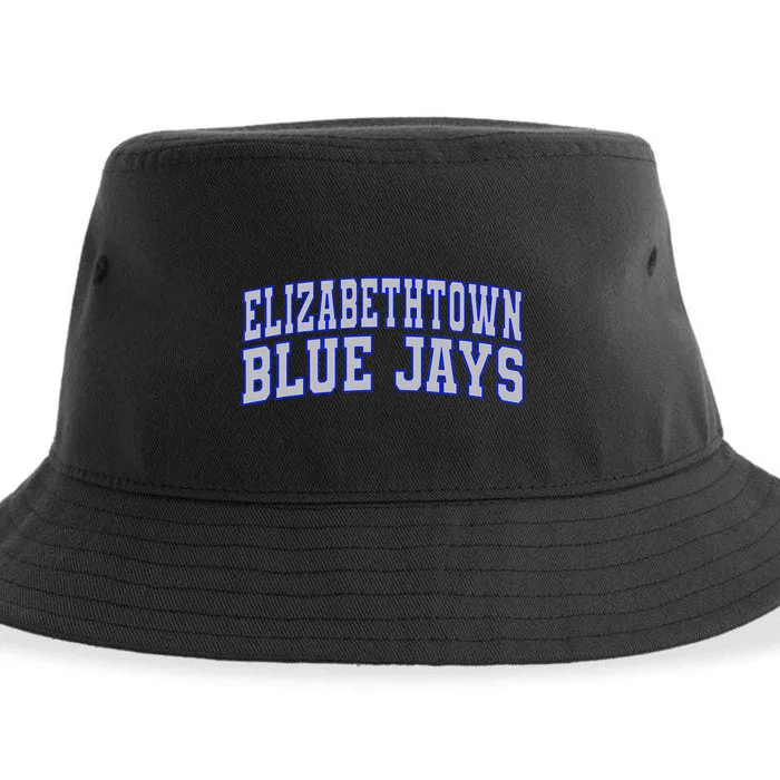 Elizabethtown College Blue Jays Wht01 Sustainable Bucket Hat