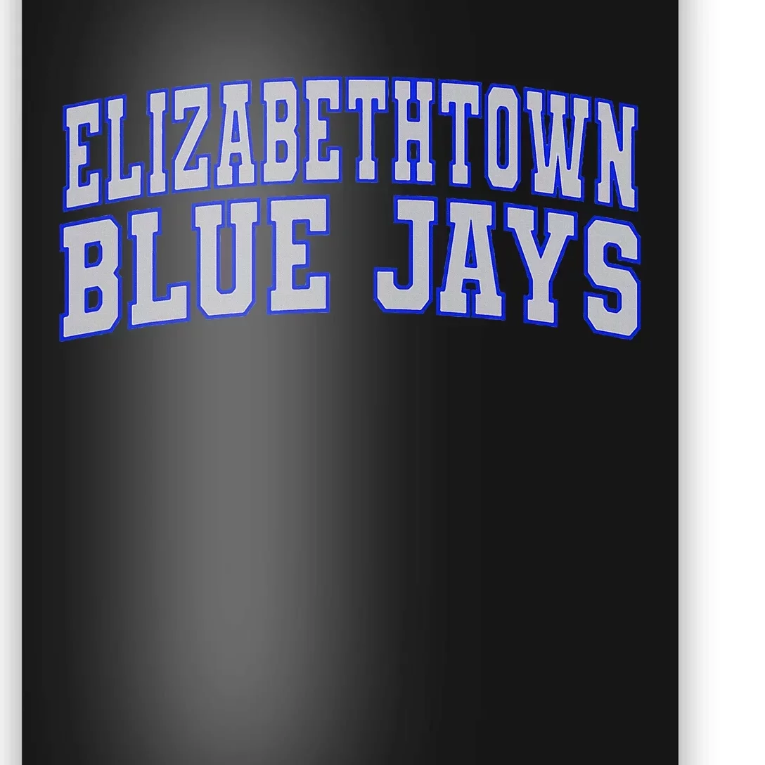 Elizabethtown College Blue Jays Wht01 Poster