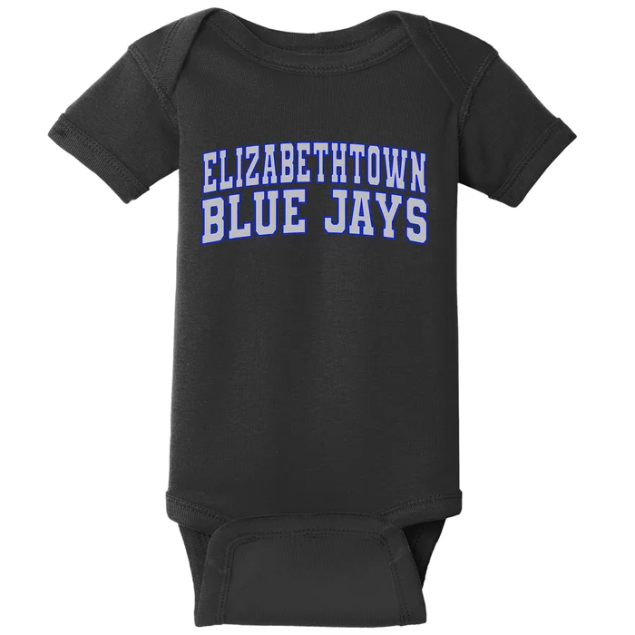 Elizabethtown College Blue Jays Wht01 Baby Bodysuit