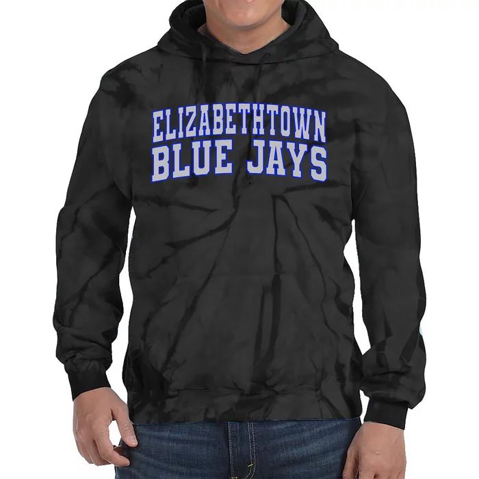 Elizabethtown College Blue Jays Wht01 Tie Dye Hoodie