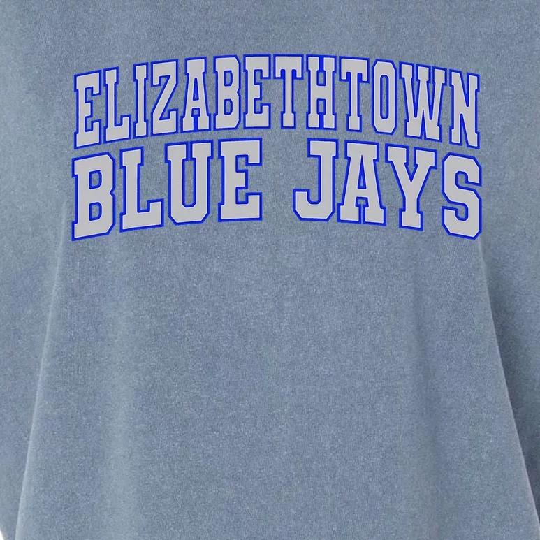 Elizabethtown College Blue Jays Wht01 Garment-Dyed Women's Muscle Tee