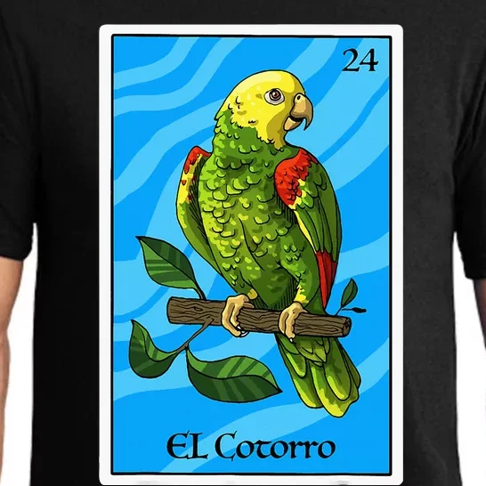 El Cotorro Card Mexican Lottery Card Pajama Set