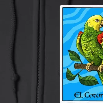 El Cotorro Card Mexican Lottery Card Full Zip Hoodie