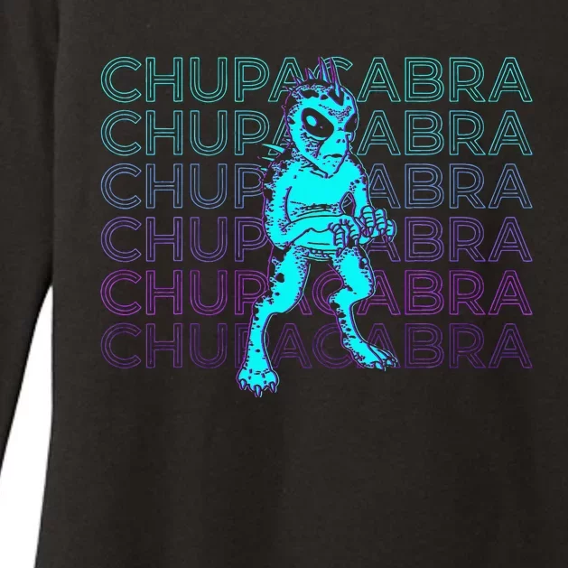 El Chupacabra Cryptid Cryptozoology Womens CVC Long Sleeve Shirt