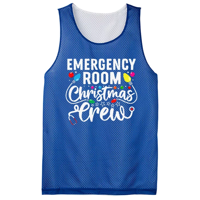 ER Christmas Crew Emergency Room Nurse ER Techs Secretary Mesh Reversible Basketball Jersey Tank