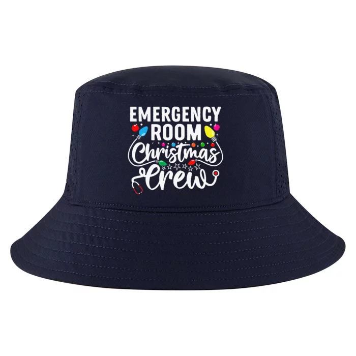 ER Christmas Crew Emergency Room Nurse ER Techs Secretary Cool Comfort Performance Bucket Hat