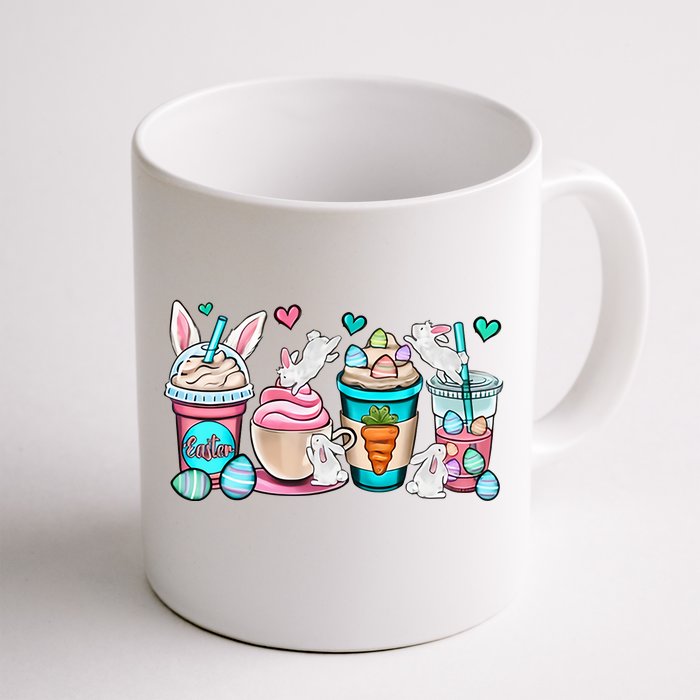 Easter Coffee Cups Some Bunny Needs Coffee Easter Bunny Teacher Life Front & Back Coffee Mug