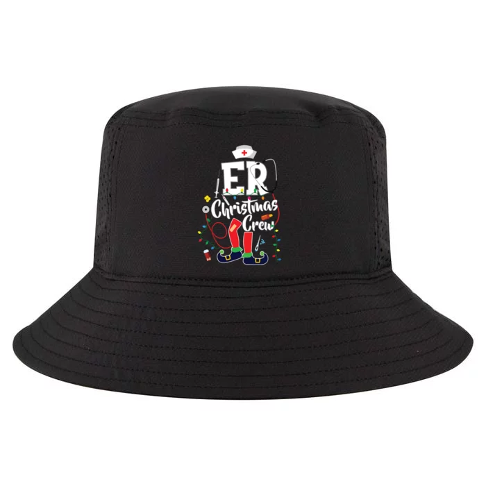 Er Christmas Crew Emergency Room Er Nurse Cool Comfort Performance Bucket Hat