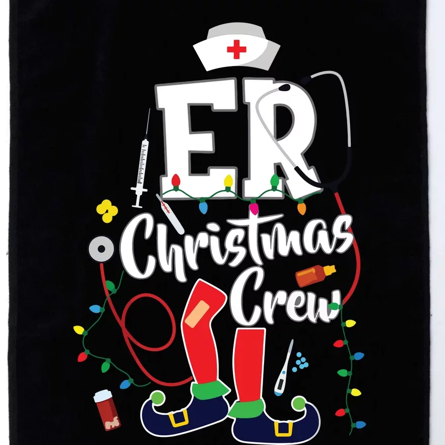 Er Christmas Crew Emergency Room Er Nurse Platinum Collection Golf Towel