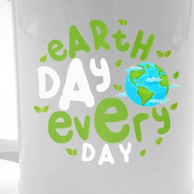 Environmental Climate Change Design Earth Day Everyday Front & Back Beer Stein