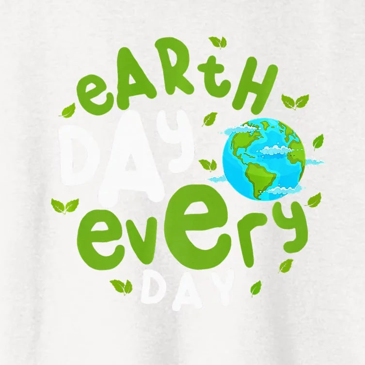 Environmental Climate Change Design Earth Day Everyday Women's Crop Top Tee