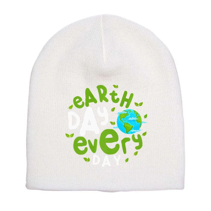 Environmental Climate Change Design Earth Day Everyday Short Acrylic Beanie