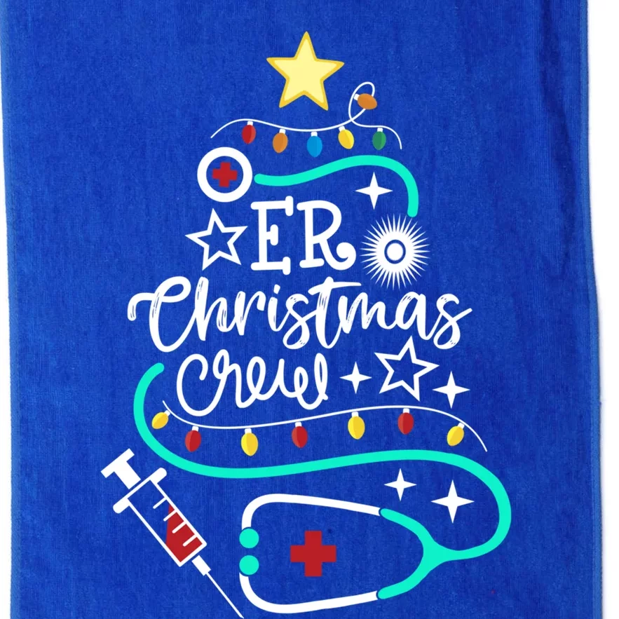 Er Christmas Crew Emergency Room Nurse Er Techs Secretary Cool Gift Platinum Collection Golf Towel