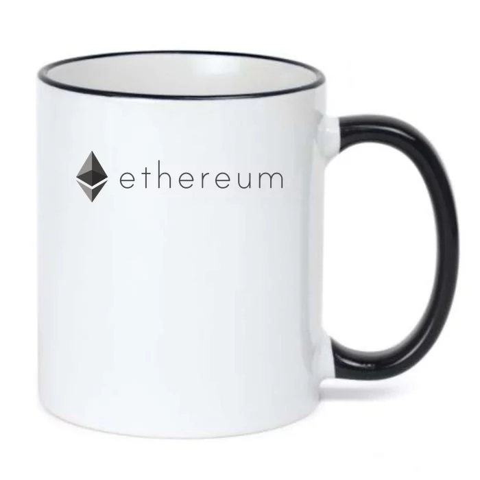 Ethereum Coin Cryptocurrency Black Color Changing Mug